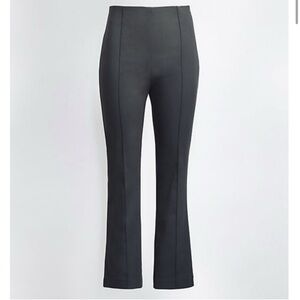 LOFT High Rise Kick Crop Curvy Fit Gray Pants